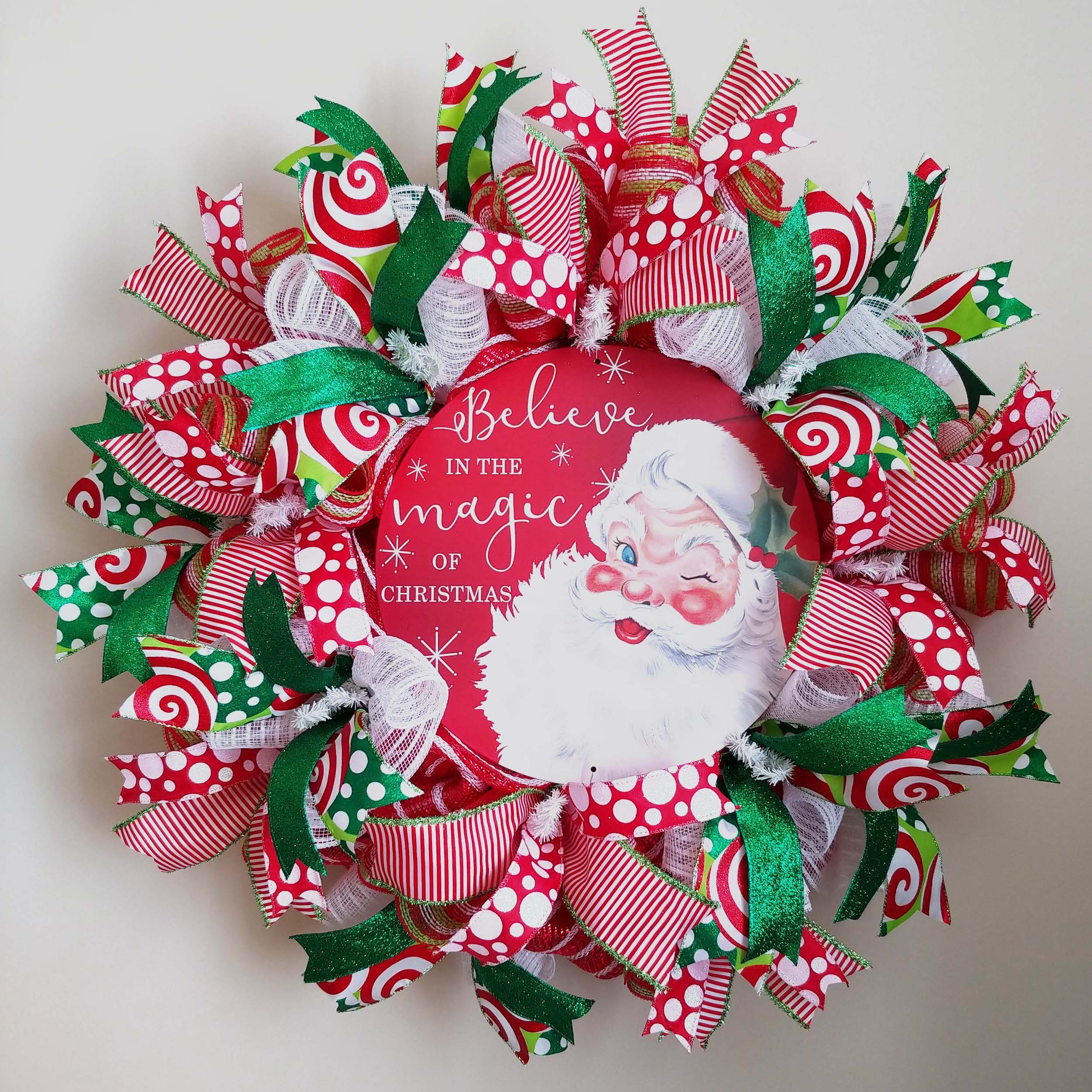 Santa Wreath